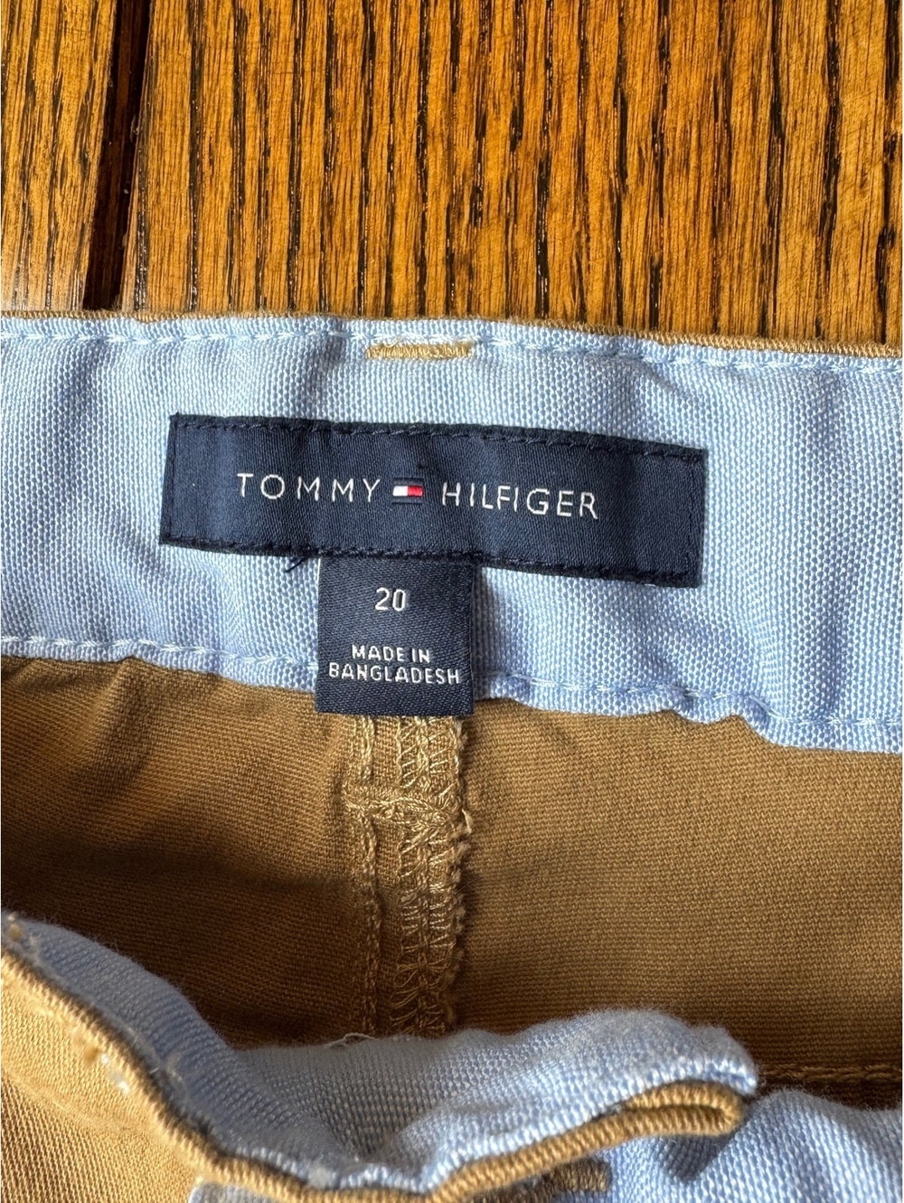 NWT Tommy Hilfiger Boy’s Khaki Pants, Size 20
